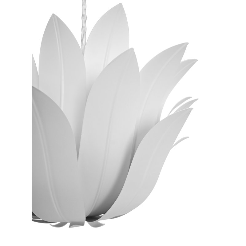 Leaf Blossom Chandelier, White