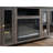 Ellington 70"W Gray Walnut Finish Fireplace TV Stand Console With Heater, LED Light, Cabinets, Shelves