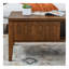 Table basse cannelée moderne Mid Century