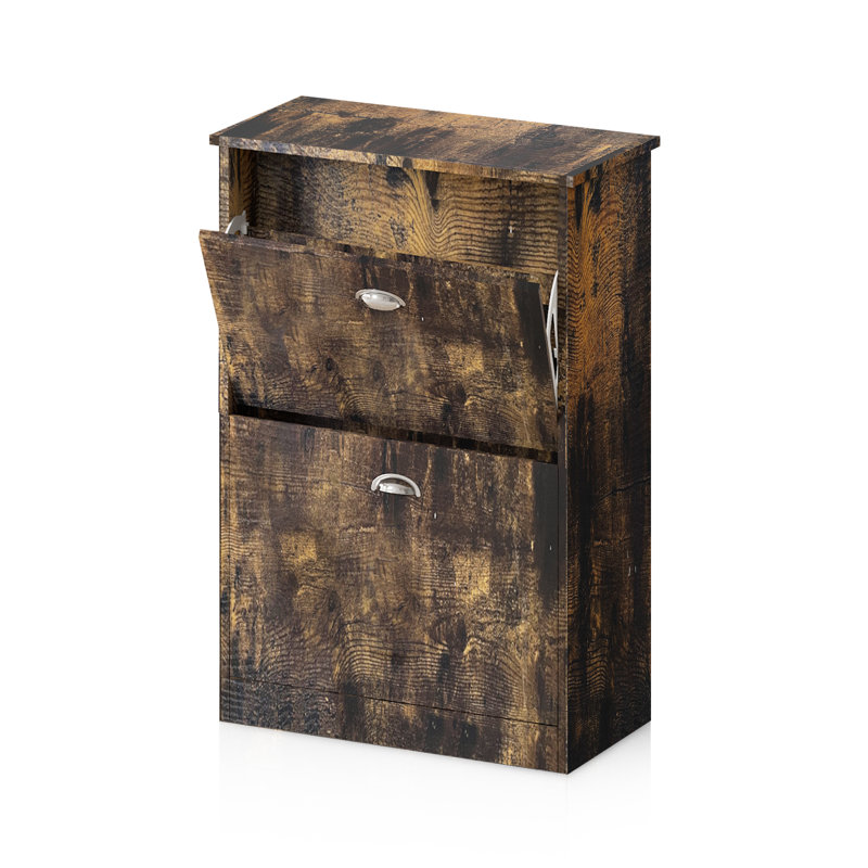 Armoire de rangement pour huit paires de chaussures, Rétro
