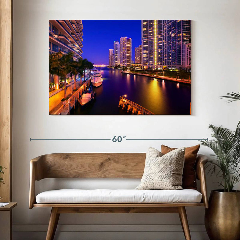 Sirpi Downtown Miami Riverwalk, H 32 po x l 48 po