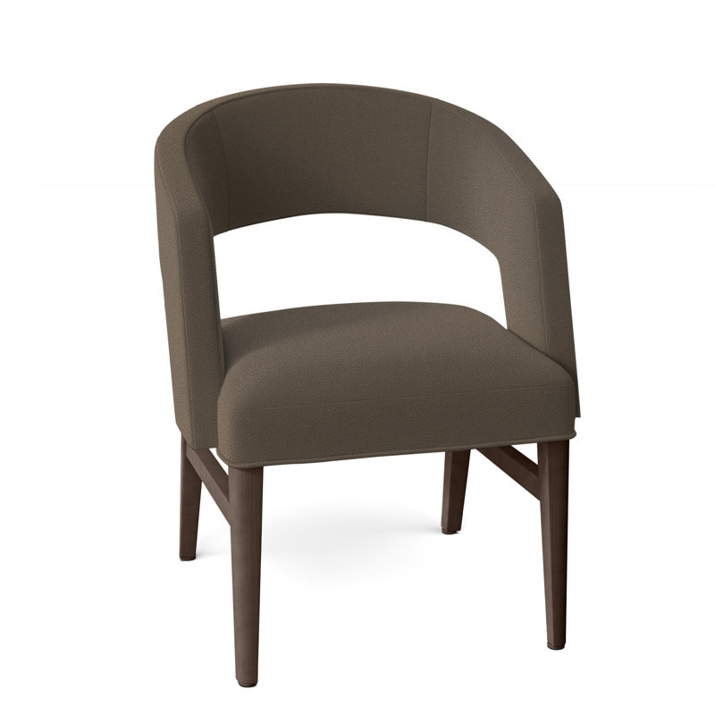 Chaise avec accoudoirs Bryant, Noisette, Perigold Pierson vison