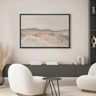 Reproduction d'art sur toile encadrée - paysage rétro, salon, décor de ferme moderne