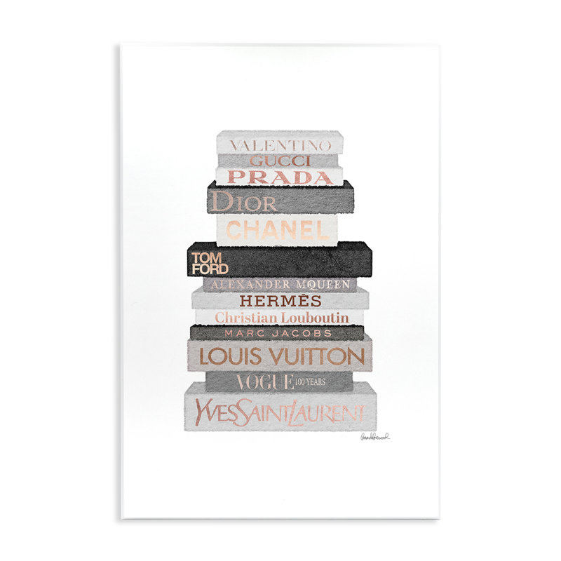 'Bookstack' Print, 15" H x 10" W