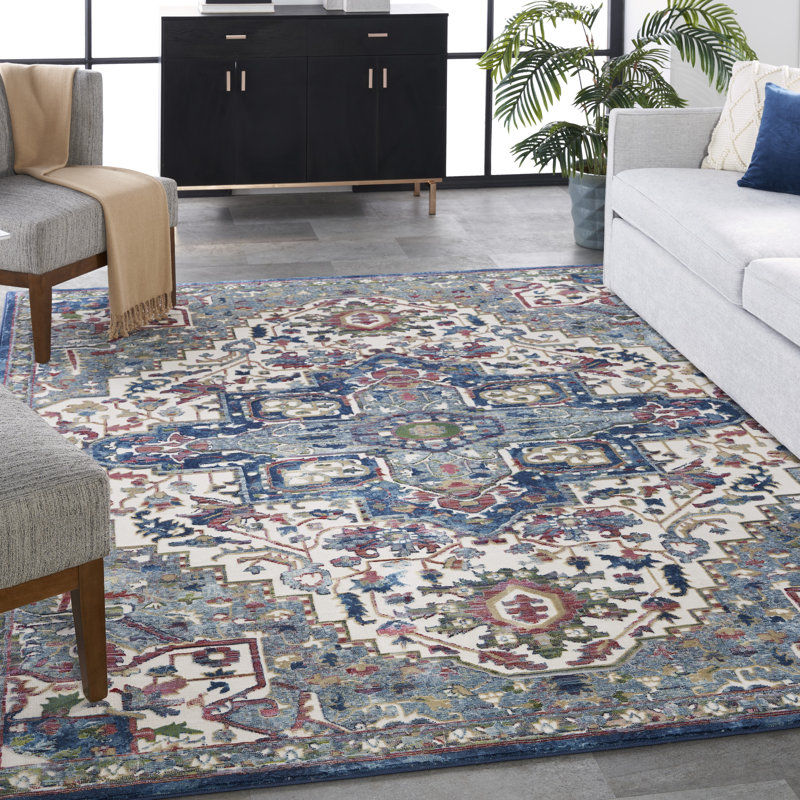 Oriental Indoor Rug, Rectangle 8'10" x 11'10"