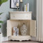 Armoire d'angle en bois manufacturé