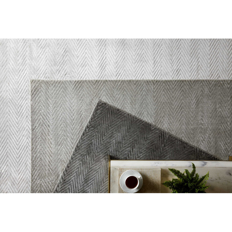 Chevelle Area Rug in Charcoal, Rectangle 5' x 8'