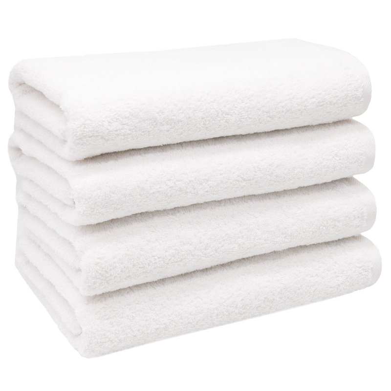Midweight Hand Towel, White