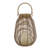 Poly Rattan Led Lantern, Plastic+rattan Hanging Lantern – Realistic White Led Candle, Timer Function, Warm Flickering Glow, Ideal For Living Room/entryway/bedroom (3 Aa Batteries Not Included)-121086640