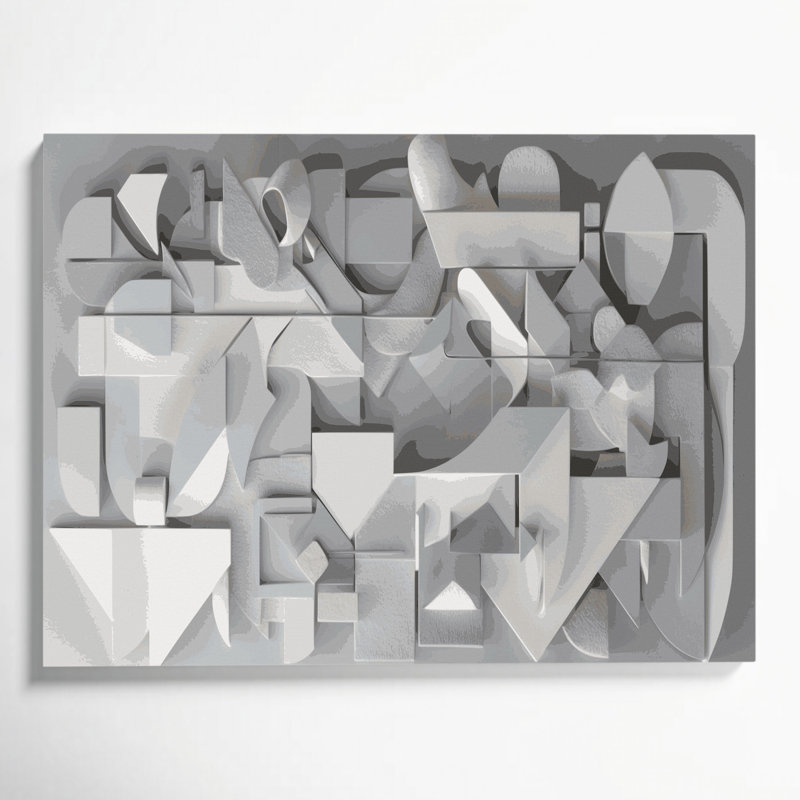 Art mural sur toile Minimalisme 9 vert, H 24 po x l 36 po