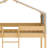House-Shaped Bunk Bed Wood Frame With Tent-660926516