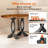 Curva Metal End Table Legs