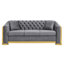 Ensemble de canapé Chesterfield Velvet Luxury