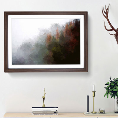 Mist Around the Forest - Picture Frame Graphic Art Print