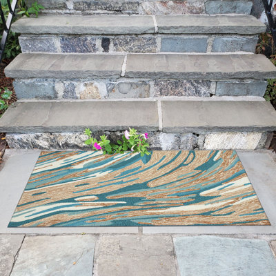 Tapis intérieur / extérieur Olutosin Big Wave