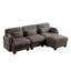 Canapé modulaire 3 places avec motif capitonné et tissu chenille-1236589100-1236589139
