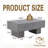 43" Modern Rectangular Marble Coffee Table-1363826329