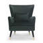 Upholstered With Footstool Wingback Chair-1281189395-1327265065