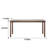 Hameldon Walnut Solid Wood Dining Table-1779673340