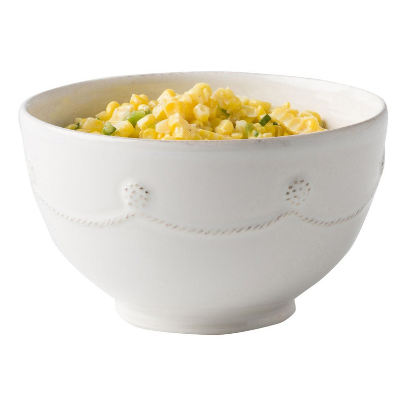 Berry & Thread Cereal Bowl - Whitewash