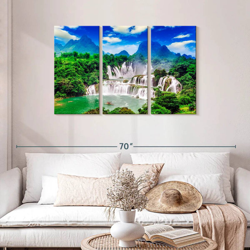 Alvord Chinese Waterfall, 42" H x 65" W