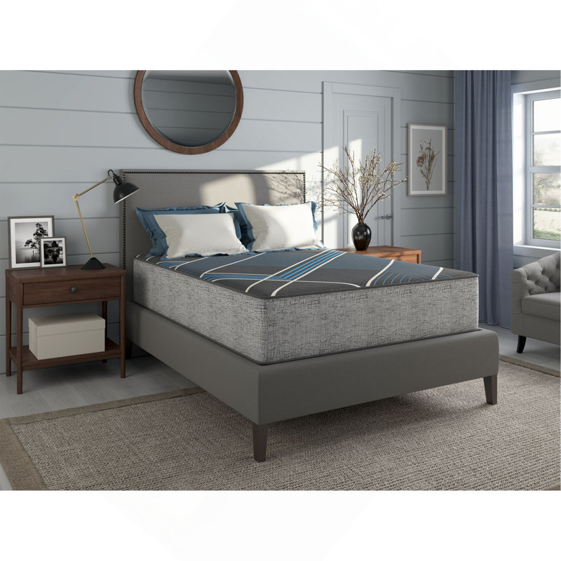 Tempagel By Restonic 13" Smooth Top, Lux Firm Mattress, Full, Full