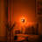 Black Dimmable Orange Glow LED Night Light, Pure Light Sensor-118823629