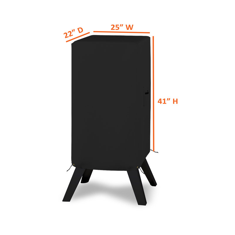 High Density Outdoor Waterproof Electric Smoker Grill Cover,Weatherproof UV Resistant Grill Cover