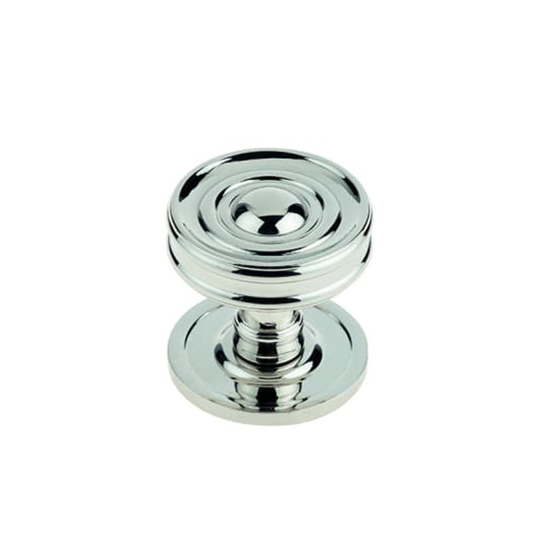 40mm Diameter Mushroom Knob, Polished Nickel