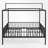 Metal Canopy Bed With Removable Fence-960637789-960637788