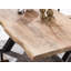 Irizarry Solid Wood Top Metal Base Dining Table-37020458