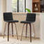 65 CM Swivel Bar Stools With Back Faux Leather Upholstered-119423180-124571190