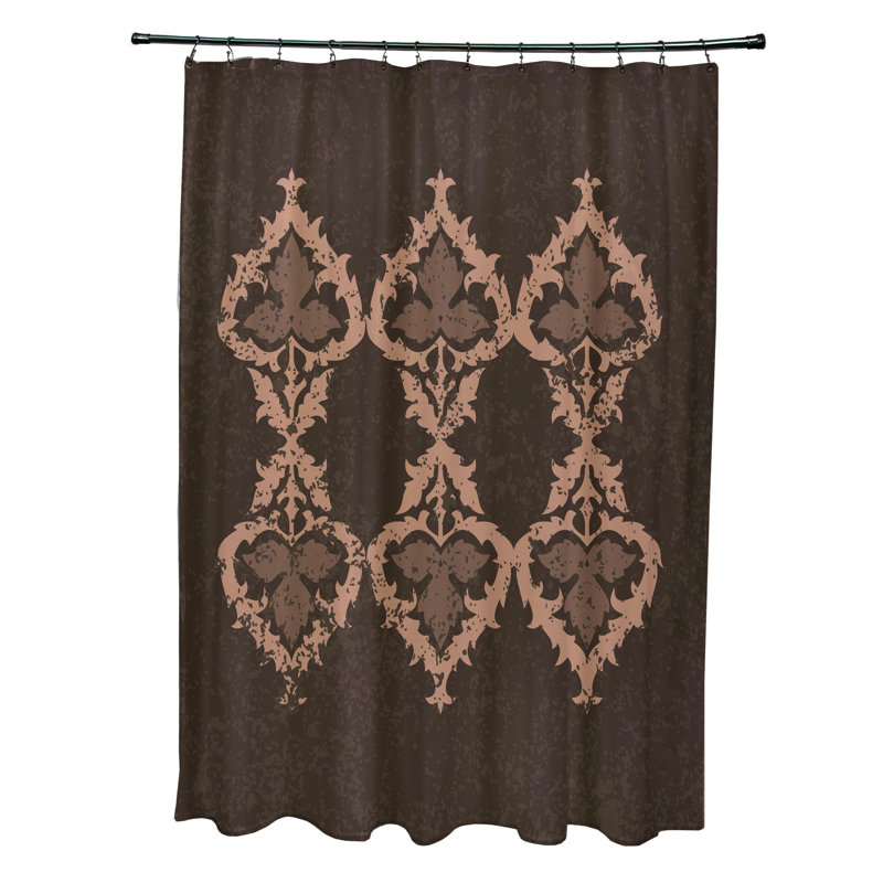 Rideau de douche Harrel, Brun