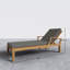 Outdoor Teak Chaise Lounge-1070998177