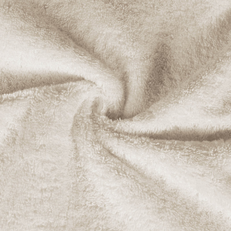 Atlas Cotton Plush Soft Highly-Absorbent Heavyweight Luxury 12 Piece Assorted Towel Set, Almond