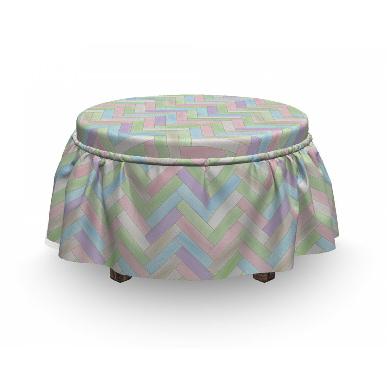 Box Cushion Ottoman Slipcover