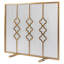 Quatrefoil Iron Fireplace Screen-63681788