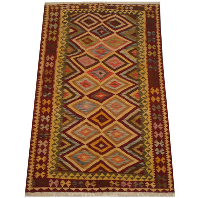 Wool Geometric Indoor Rug