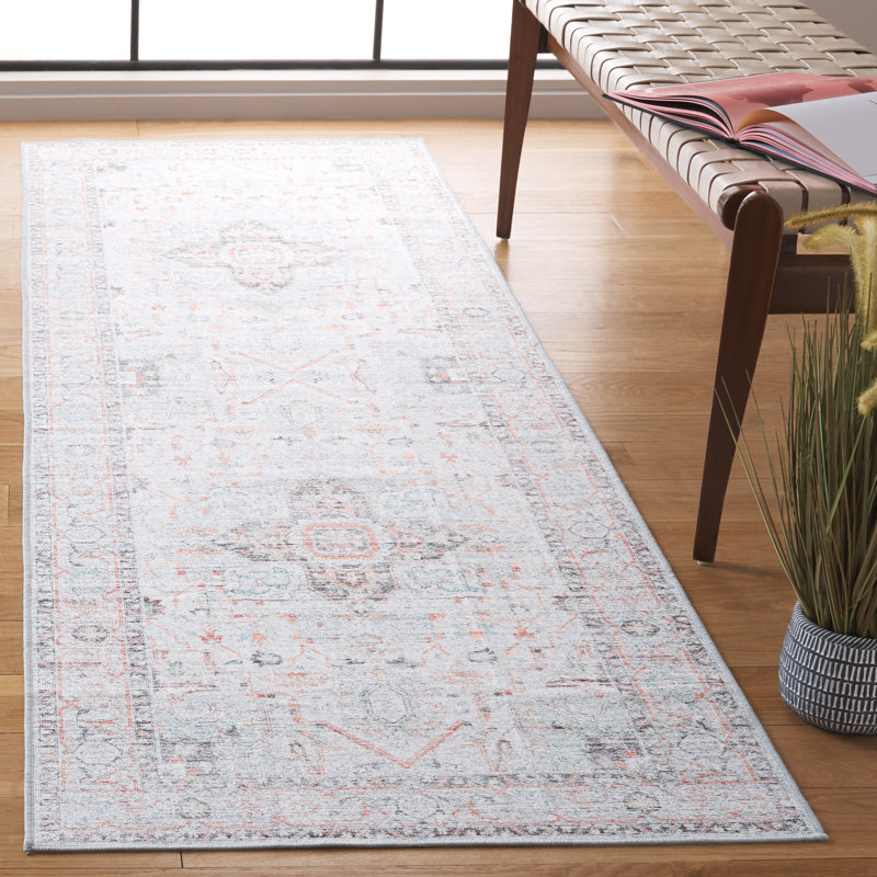 Rosezina Performance Machine Washable Oriental Rug, Runner 2'6" x 8'