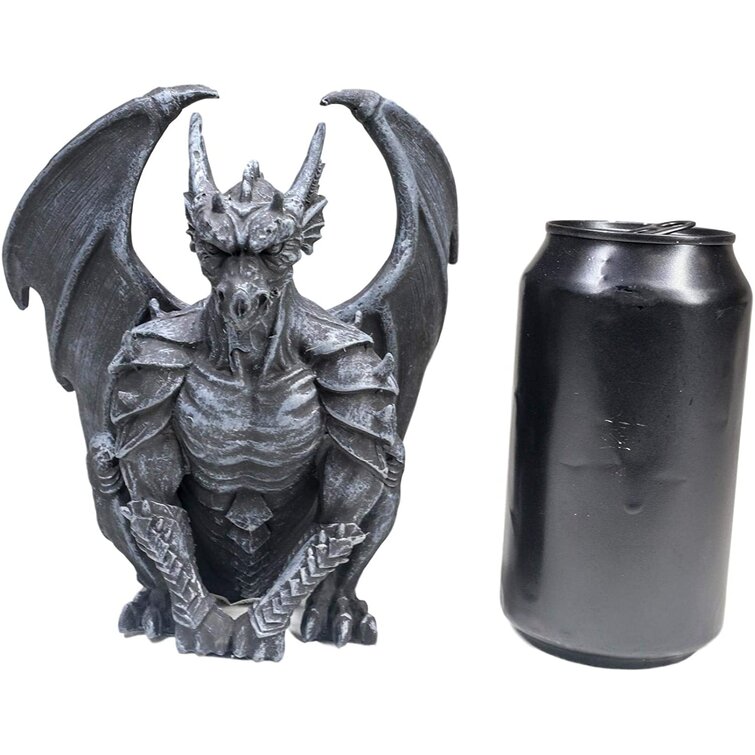 Mythical Guardian Gargoyle Under Full Moon Paper Towel Holder in Metallic  Look for Halloween Decorations or Decorative Medieval Kitchen Decor As  Gothic Fantasy …