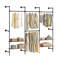 265cm W Wall Mounted Clothes Rack