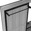 Lit simple gris pliable, lit en métal avec garde-robe intégré, tablettes ouvertes et prises de courant, conception 2 en 1 pour les espaces de vie de petite taille-1562075267