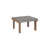 Driftwood Gray Top/Antique Mahogany Base