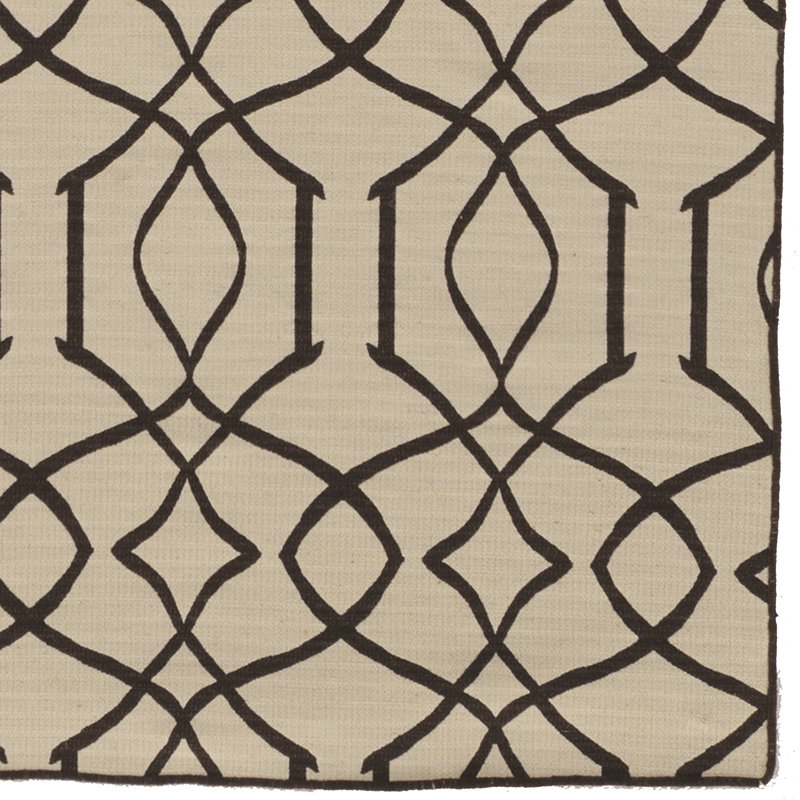 Wiltz Wool Geometric Indoor Rug, Rectangle 5' x 8'