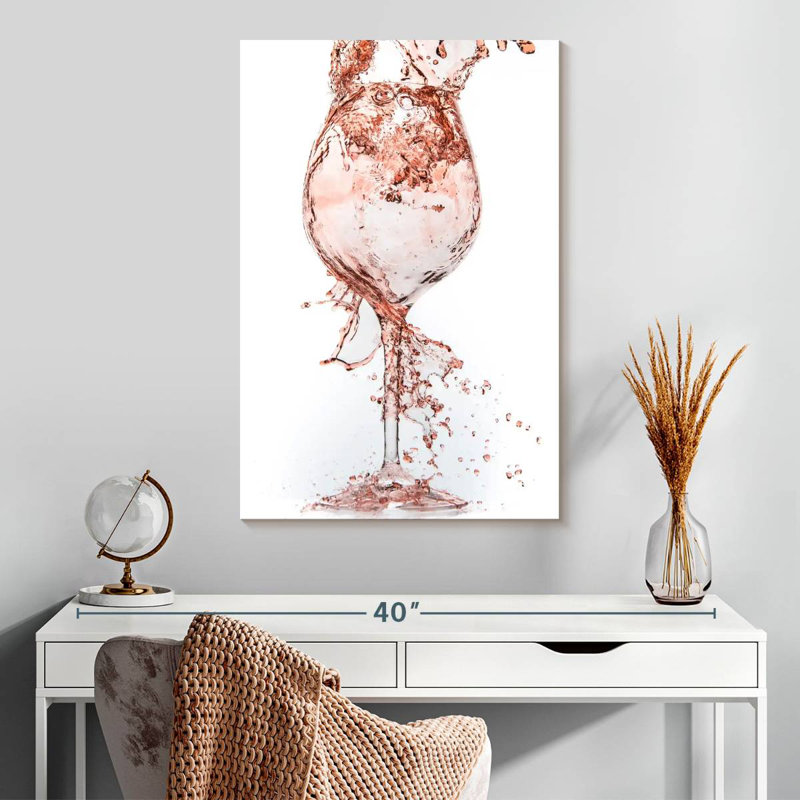 Yarlin Rose Wine, 30" H x 20" W