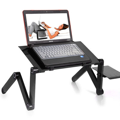 Ronny Adjustable Height and Foldable Aluminum Aluminium Standing Desk Converter