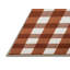Tapis brun à carreaux lavable à la machine-1088057293