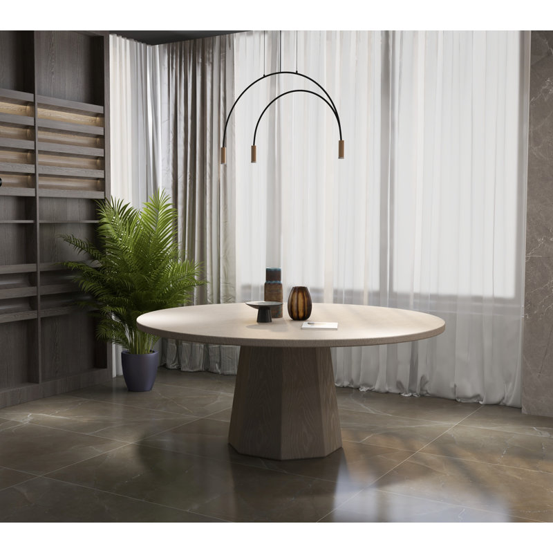 Kaia  Dining Table, Charcoal