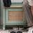 Green Solid Wood Bench