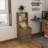 Modern Wood Nightstand with Charging Station and Storage, Easy Assembly-1908295329